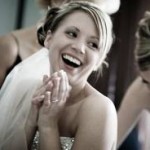 Happy bride